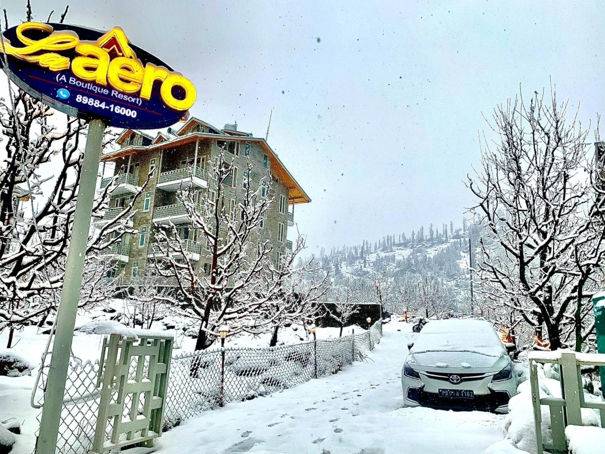 La Aero Resort Home In Snow Mountains Manāli Exteriör bild